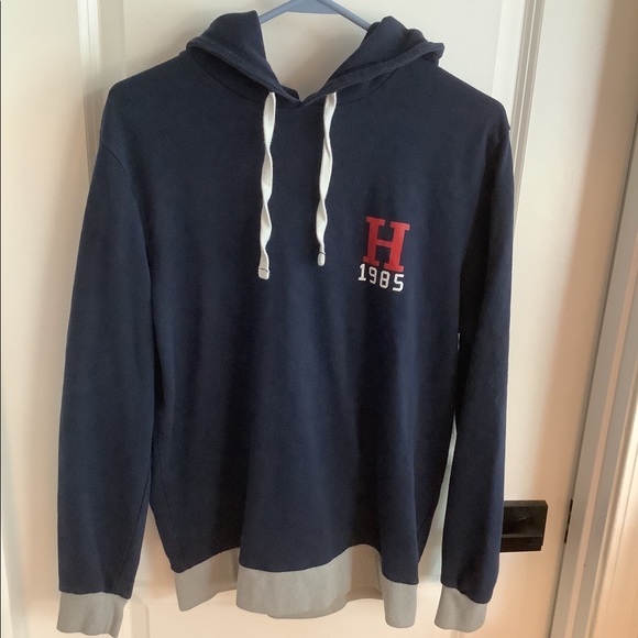 Tommy Hilfiger Sleepwear - Hooded Pullover Sweatshirt - Blue - Youth Size Medium - Picture 1 of 9